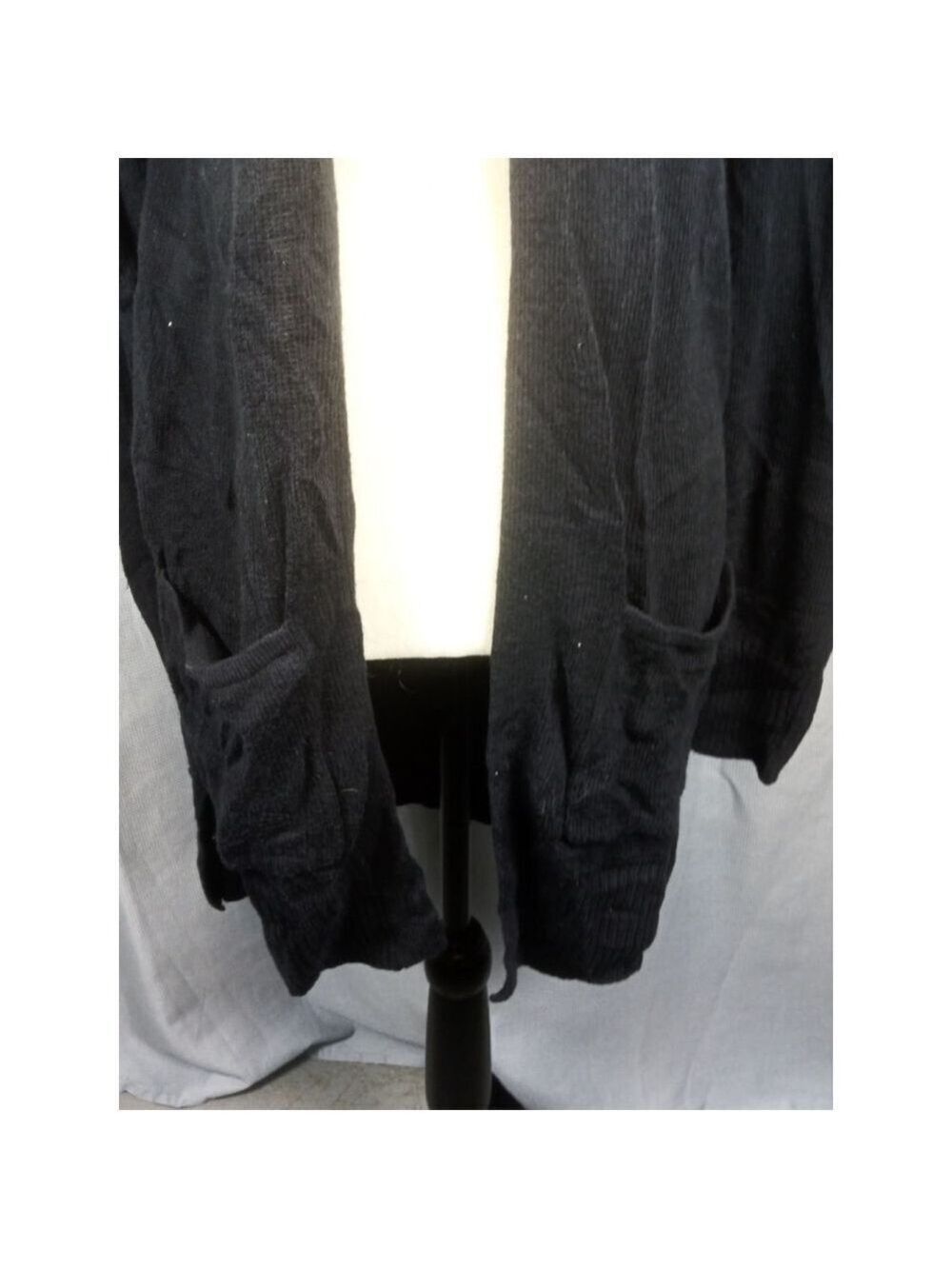 Old Navy Black Cardigan Sweater Women's Medium - Picture 2 of 6